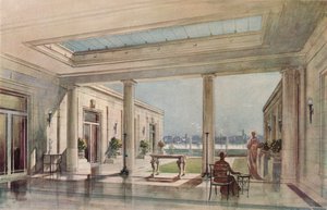 A House in Grosvenor Road, Westminster Thames Embankment by Unbekannt