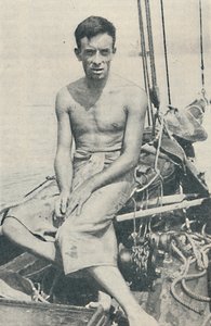 A Modern Ulysses. Gerbault Photographed at Suva, in the Fiji Islands by Unbekannt