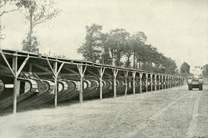 A Park of British Tanks Just Behind the Front Line by Unbekannt
