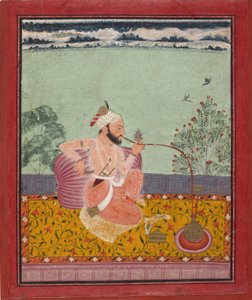 A Raja Smoking a Hookah. Kota, 1690-1710, Metropolitan Museum by Unbekannt