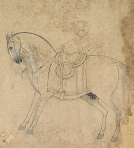 A Saddled Horse by Unbekannt