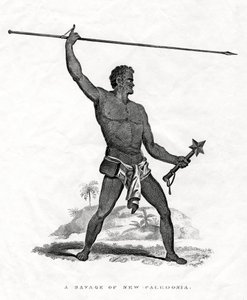 A Savage of New Caledonia, southwest Pacific