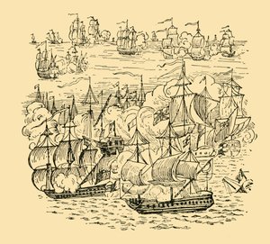 A Sea-Fight Between Admiral Blake and the Dutch