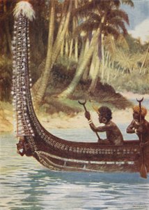 A Solomon Islands Canoe