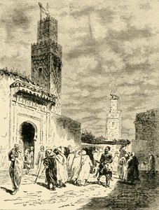 A Street in Fez by Unbekannt
