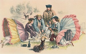 A Victorian Picnic by Unbekannt