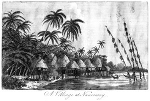 A Village at Nancowry, Nicobar Islands