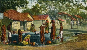 A Village in Bombay Presidency, 1906 by Unbekannt