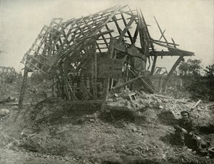 A Village on the Western Front by Unbekannt