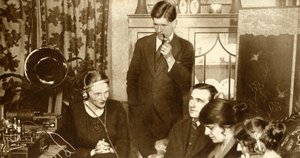 A Family Listening to the Results of the General Election of 1923