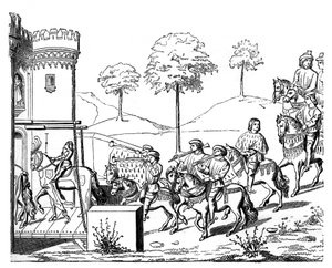 A Knight Entering the Lists, c1460-1465, 1870 by Unbekannt