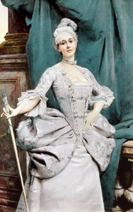 A Lady of Rank of the Time of Louis XV by Unbekannt