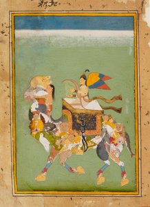 A Peri, or Fairy, Riding a Magic Camel