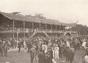 A portion of the Derby Club Racecourse Enclosure, 1914 by Unbekannt
