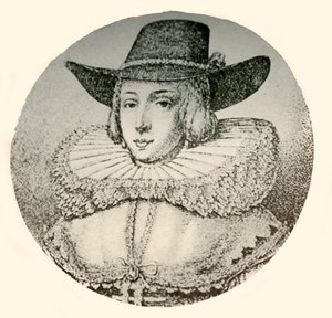 A portrait of a Dutch lady, in wide-brimmed hat and ruff by Unbekannt
