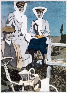 A Print from the German Magazine Simplicissimus by Unbekannt