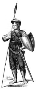 A Soldier of King Philip IV of France by Unbekannt