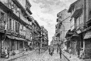 A street in Bombay, India