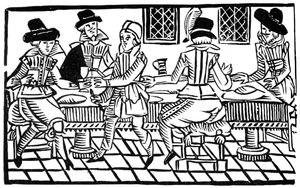 A supper party by Unbekannt