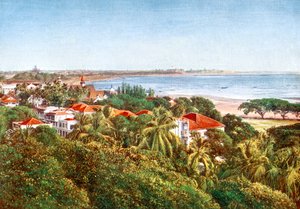 A View from the Ridge, Bombay, India, early 20th century by Unbekannt
