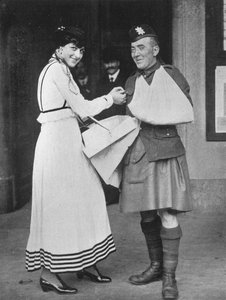A War Charity Flag Day Incident, 1915 by Unbekannt