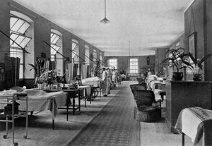 A Ward in Guys Hospital, Southwark, London, 1904