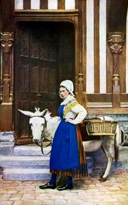 A woman of Normandy, France