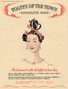 Acclaimed with delight in her day, Toasts of the Town - Emmeline by Unbekannt