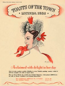 Acclaimed with delight in her day, Toasts of the Town - Lucinda by Unbekannt