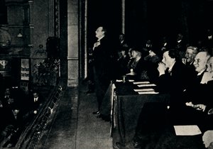 Addressing a Public Meeting at Finsbury Park