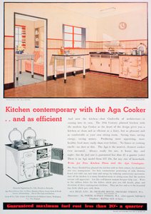 Advert for Aga cookers by Unbekannt