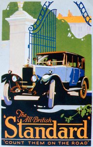Advert for Standard Motor Cars