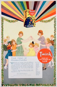 Advert for Twink Dye by Unbekannt