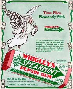 Advert for Wrigley