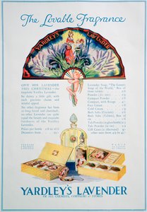 Advert for Yardleys Lavender Perfume and Cosmetics by Unbekannt