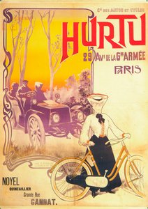 Advertisement for Hurtu cars and bicycles by Unbekannt