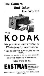 Advertisement for Kodak Cameras by Unbekannt