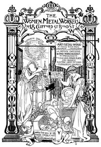 Advertisement for the Women Metal Workers Company in London, 1901 by Unbekannt