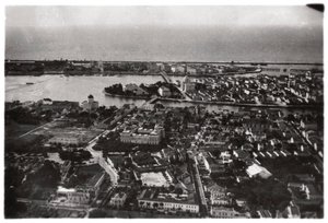 Aerial view of Recife, Brazil, from a Zeppelin, 1930-1933 by Unbekannt