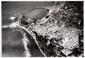 Aerial View of Tangier, Morocco, from a Zeppelin