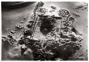 Aerial View of Archaeological Excavations near Saqqara, Egypt by Unbekannt