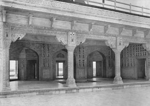 Agra. A Room in the Jasmine Tower by Unbekannt