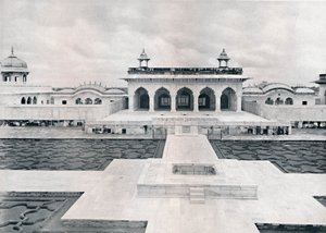 Agra. The Khas Mahal and Zenana, c1910