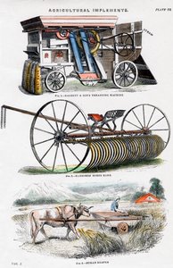 Agricultural implements, 19th century by Unbekannt