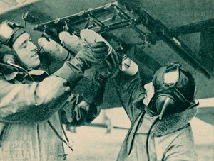 Air Observer Receiving Bombing Training by Unbekannt
