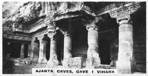 Ajanta caves, Vihara, Maharashtra, India by Unbekannt