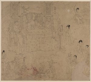 Album of Daoist and Buddhist Themes: Kings of Hells: Leaf 28, 1200s by Unbekannt