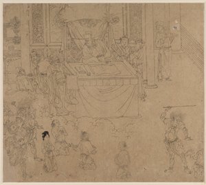 Album of Daoist and Buddhist Themes: Kings of Hells: Leaf 35, 1200s by Unbekannt
