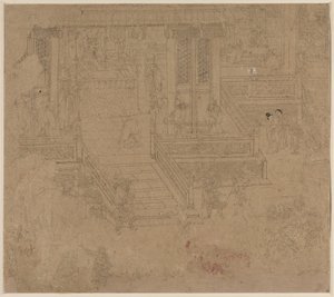 Album of Daoist and Buddhist Themes: Kings of Hells: Leaf 37, 1200s by Unbekannt