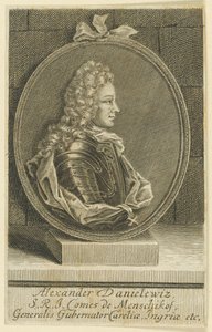 Alexander Danilovich Menshikov, Generalissimo, Prince of the Holy Roman Empire by Unbekannt